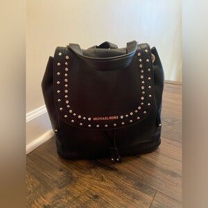 Michael Kors Riley Leather Backpack (NWT)